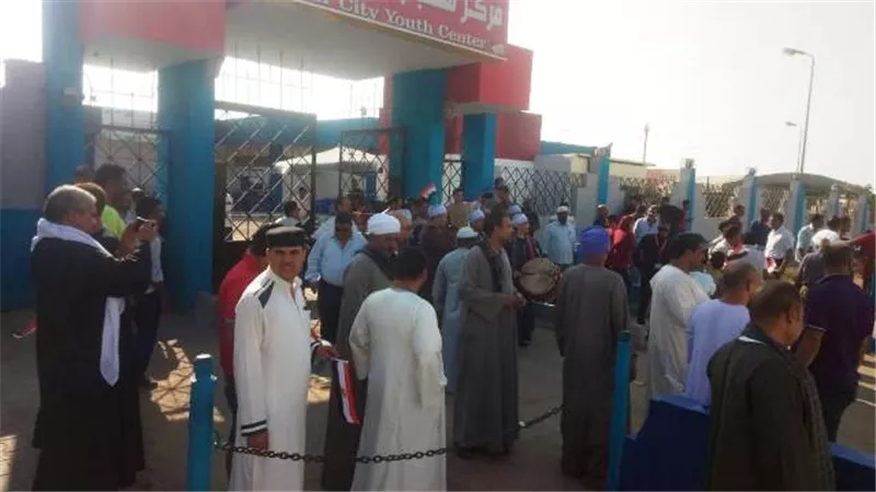 الألآف من مدينة بدر يشاركون فى احتفالية لتأييد السيسى فى مسيرة الإصلاح بالصور