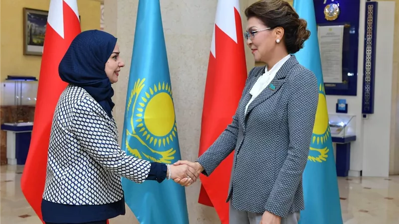 تفاصيل لقاء رئيسة مجلس النواب البحريني برئيسة الشيوخ الكازاخستاني