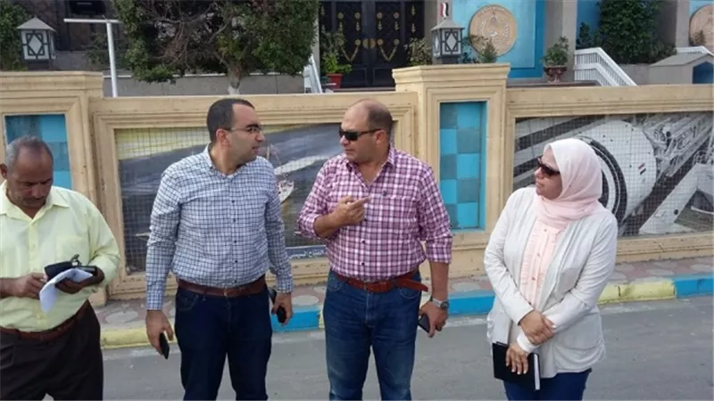 نائب محافظ الإسماعيلية يتفقد اصطفاف معدات النظافة ..صور