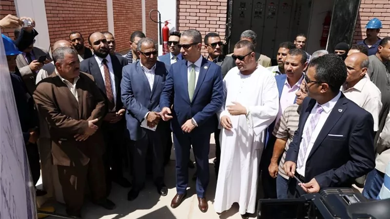 محافظ سوهاج يفتتح 3 مشروعات صرف صحي بقرىالبلينا بتكلفة 101 مليون جنيها..صور