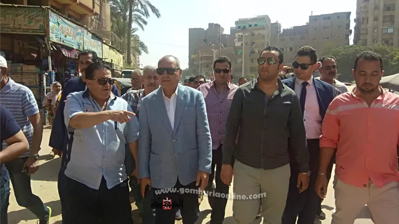 جولات ميدانيه بالمرج لنائب محافظ القاهرة للانتهاء من رصف الطرق
