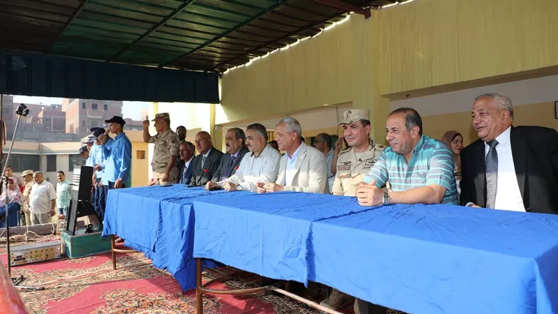 محافظ المنوفية يفتتح مدرسة قويسنا الثانوية الصناعية العسكرية بنين