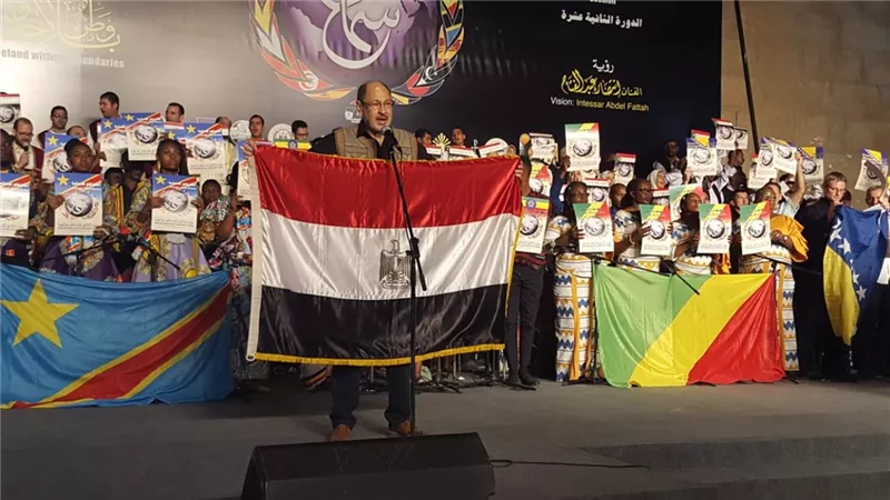 مظاهرة حب في ختام مهرجان سماع الدولى للإنشاد والموسيقى الروحية بالقلعة