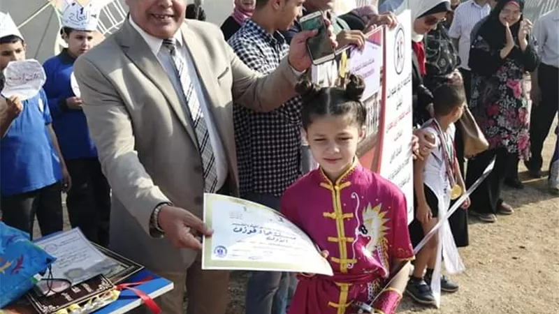 تكريم المتفوقين في انشطة مدرسة دنشواى بالشهداء
