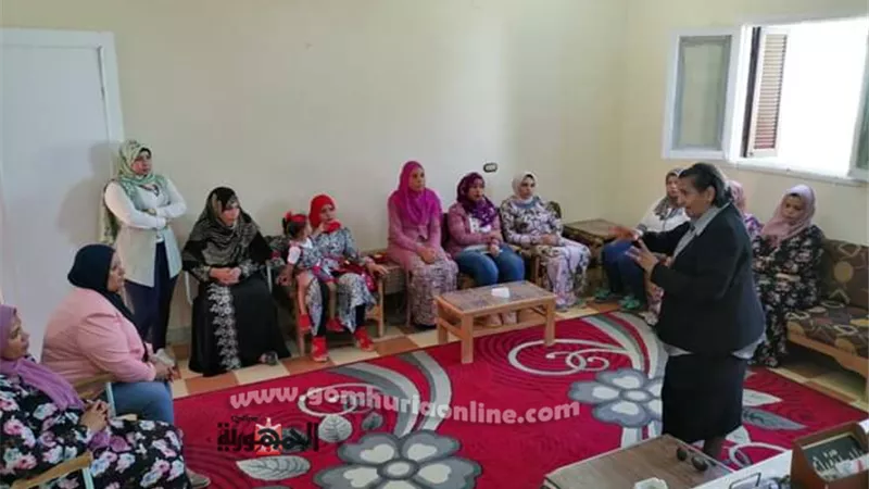 بلدي أمانه شعار حملة قومى المرأة بقري ومراكز الوادى الجديد.