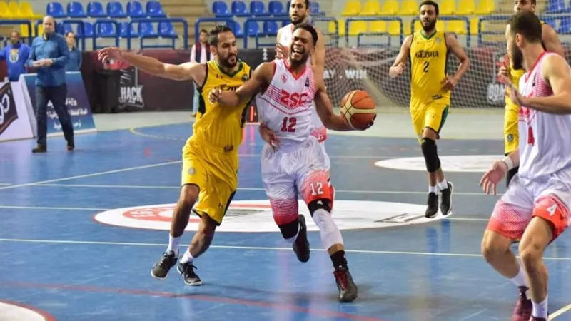 حصريا الزمالك والجزيرة فى نهائي كأس السوبر المصرى لكرة السلة على صدى البلد 2
