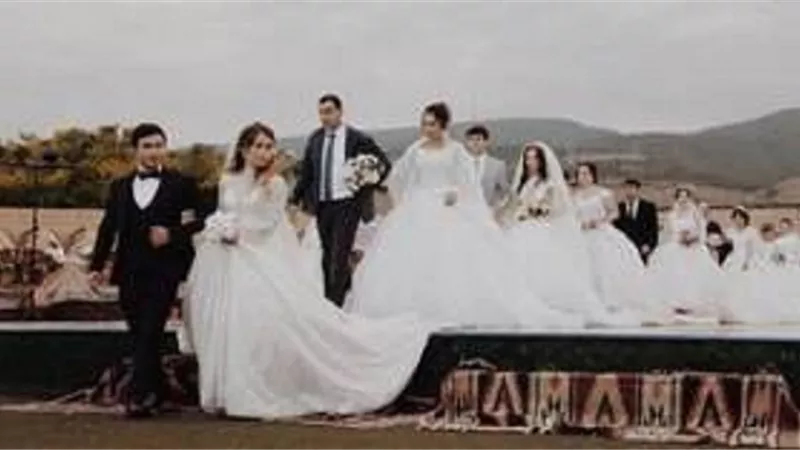 حفل زفاف يدخل موسوعة 