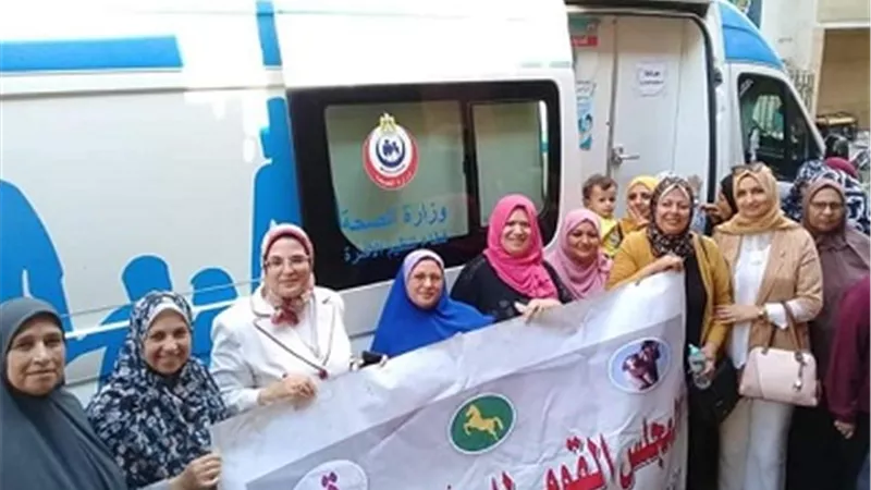 القومى المرأة ينفذ قافلة طبية وندوة لتصحيح المفاهيم بصفط الحنا
