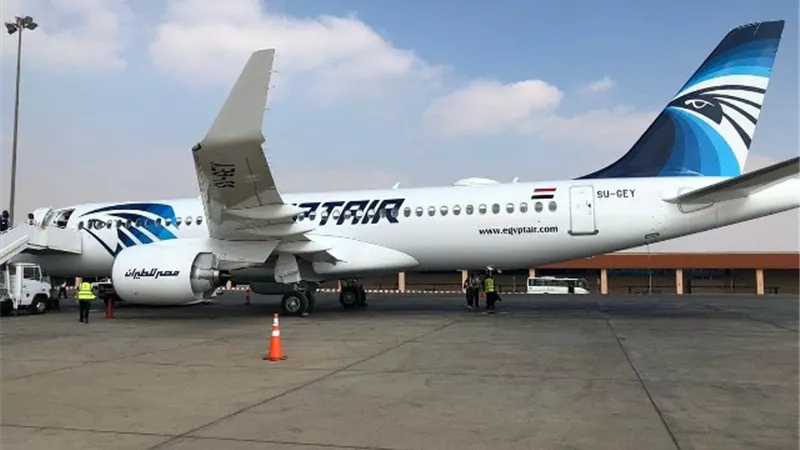 مصرللطيران تتسلم ثاني طائراتها الجديدة من طراز A220-300 ايرباص