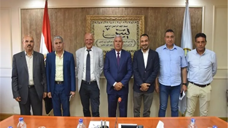الغرابلي يلتقي بمدير البرنامج الاوربي المشترك للتنمية الريفية بمصر