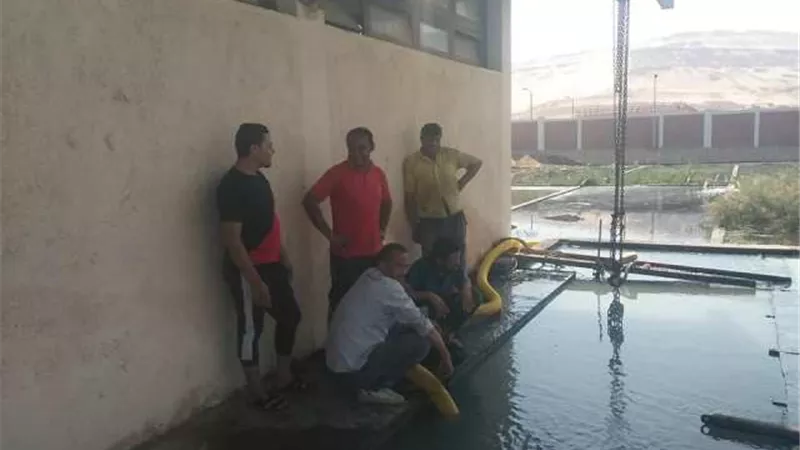 تركيب اكبر طلمبة رفع بمحطة مياه فنارة في الإسماعيلية