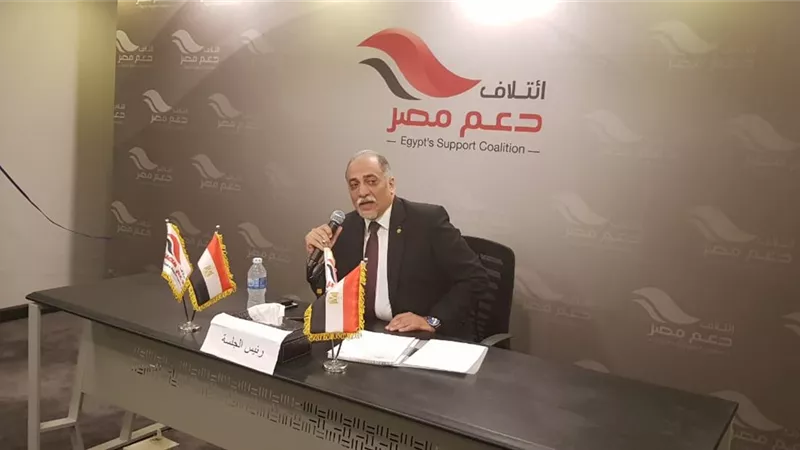 القصبى يعلن دعمه للقيادة السياسية التى تحملت عبء استعادة الدولة