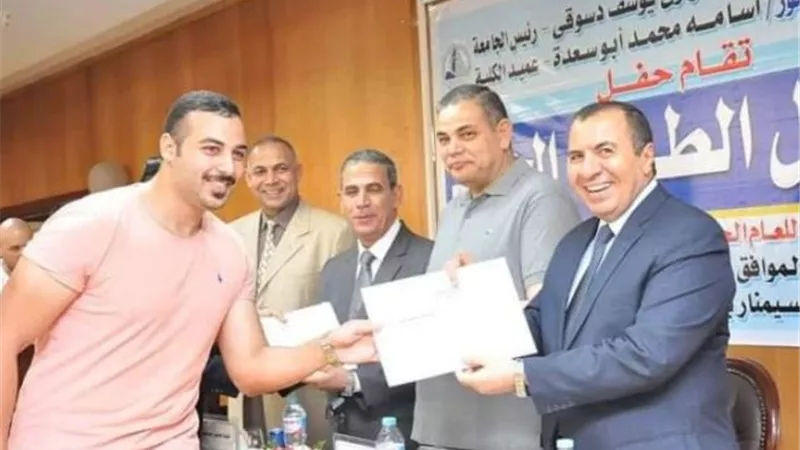 لقاء تعريفي بالطلاب الجدد بكلية حاسبات ومعلومات كفر الشيخ