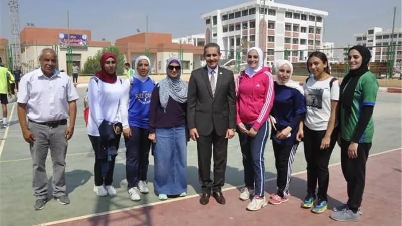 جامعة القناة تعفي الأبطال الرياضيين من المصروفات