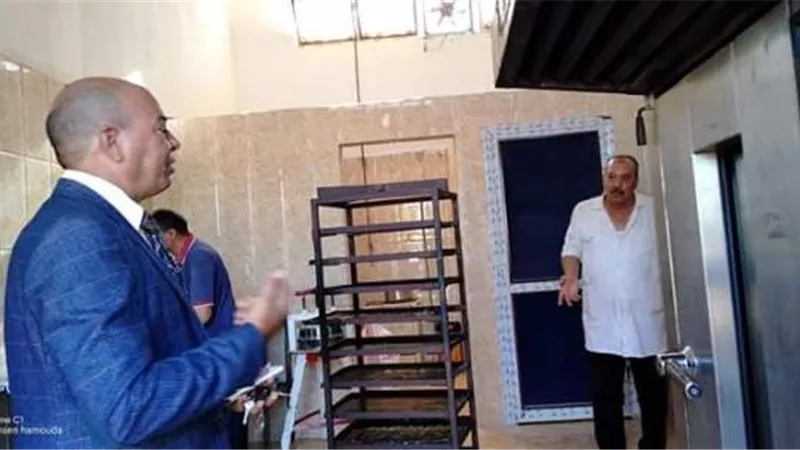 لاول مرة .. مخبز ألي بمدرسة موط الزراعية في الوادى الجديد.صور