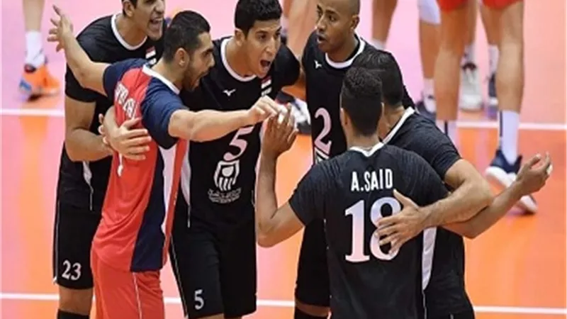 منتخب الطائرة يصنع تاريخاً جديداً فى بطولة العالم بالفوز على إيران