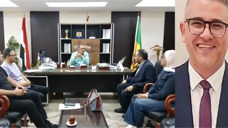 بشرة خير من رئيس جهاز الشروق بعد اجتماعه وفد التأمين الصحى.. صور