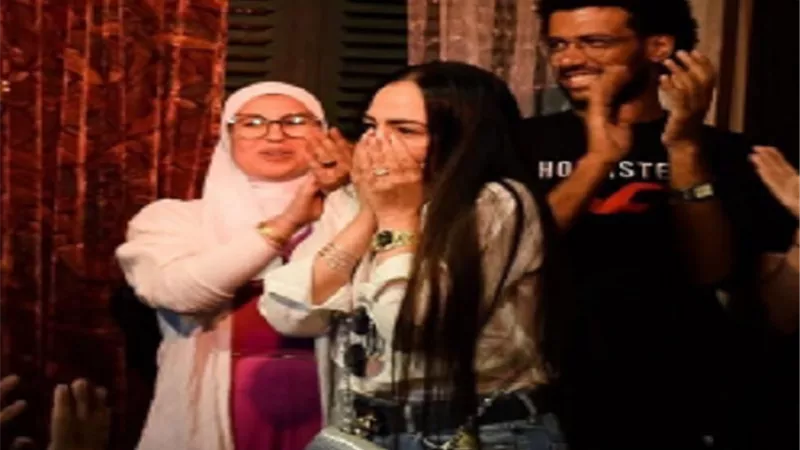 سر حضور شريهان عرض مسرحية 