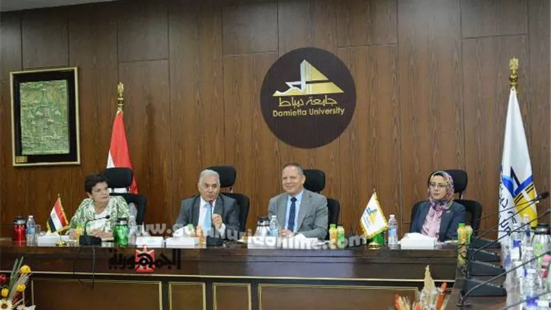 جامعة دمياط تستضيف لجنة الآثار والتراث بالأعلى للجامعات