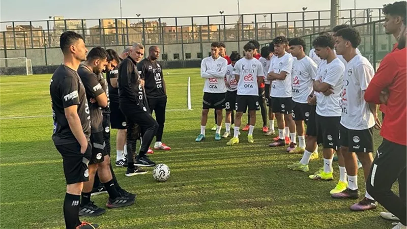 تفاصيل مران منتخب الشباب استعداداً لوديتى الكويت.. شاهد