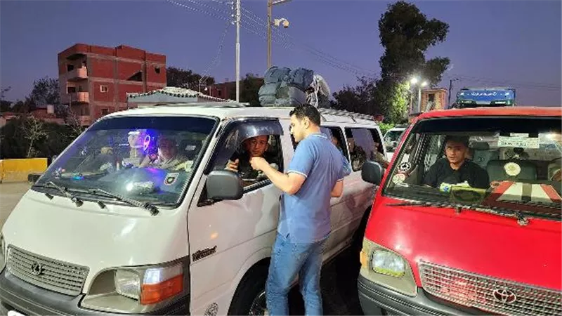 حملات للكشف عن متعاطي المخدرات من قائدي المركبات بكفر الشيخ