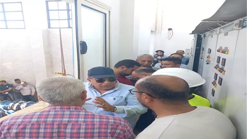 محافظ الدقهلية يطلق التشغيل التجريبي لمحطة مياه أبو عرصة ببلقاس