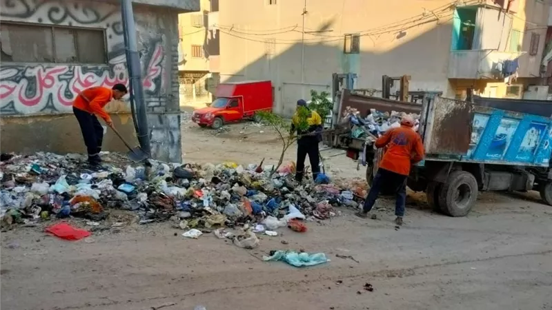 رفع 176 الف طن مخلفات من الاسكندرية وغسيل وكنس للشوارع