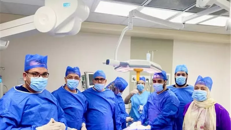 مجمع الإسماعيلية ينقذ حياة طفلة أصيبت بنزيف حاد في عملية اللوزيتن