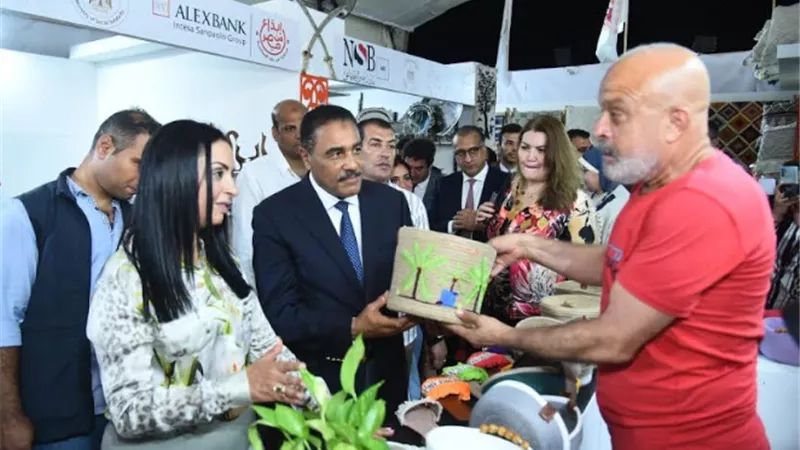 وزيرة التضامن تفتتح معرض ديارنا للمنتجات البيئية