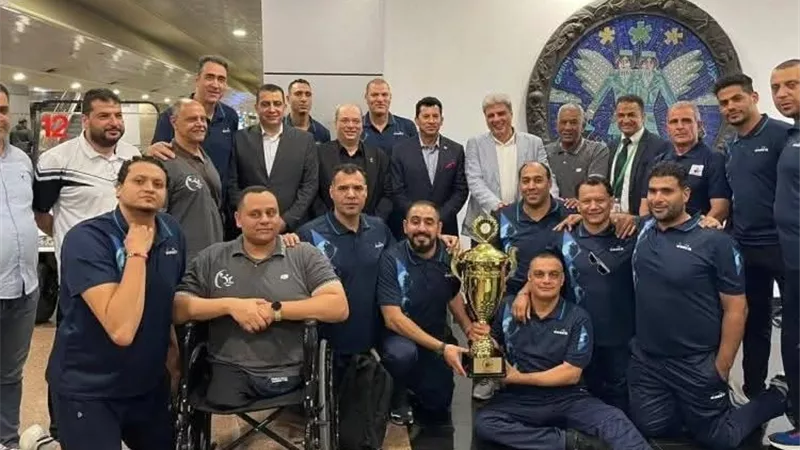 إيمان كريم تهنئ المنتخب المصري البارالمبي لكرة الطائرة