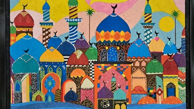 مآذن وقباب بقاعة زياد بكير فى الأوبرا