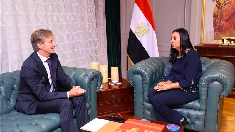 وزيرة التضامن تلتقي الممثل المقيم لبرنامج الأمم المتحدة الإنمائي في مصر