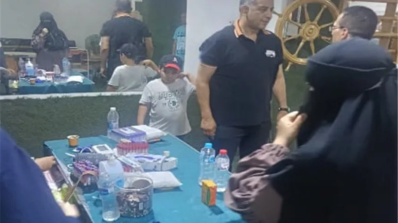 مدير شباب القليوبية يتابع إجراءات الكشف الطبي على اللاعبين