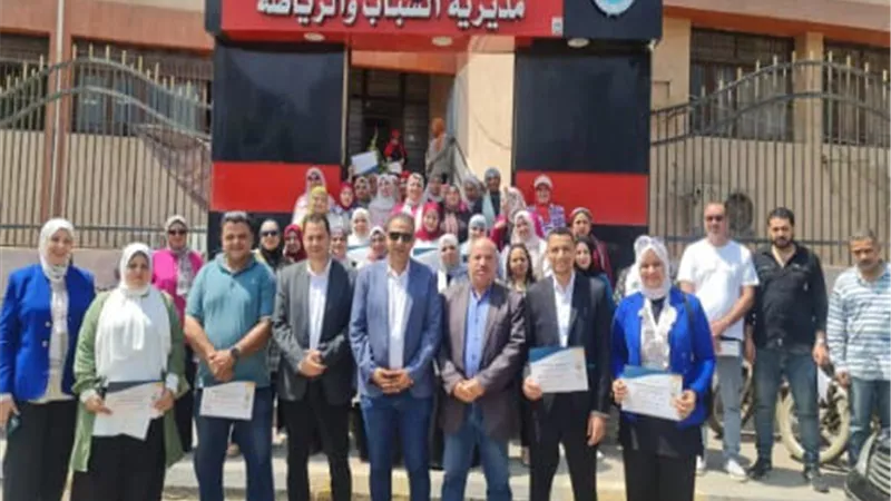 مدير الرياضة بالقليوبية يشهد ختام مبادرة 
