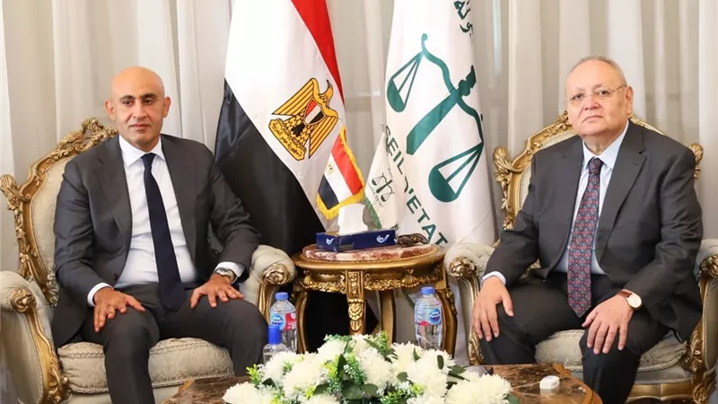 المستشار أسامة شلبي يستقبل وزير التعليم لتهنئته برئاسة مجلس الدولة