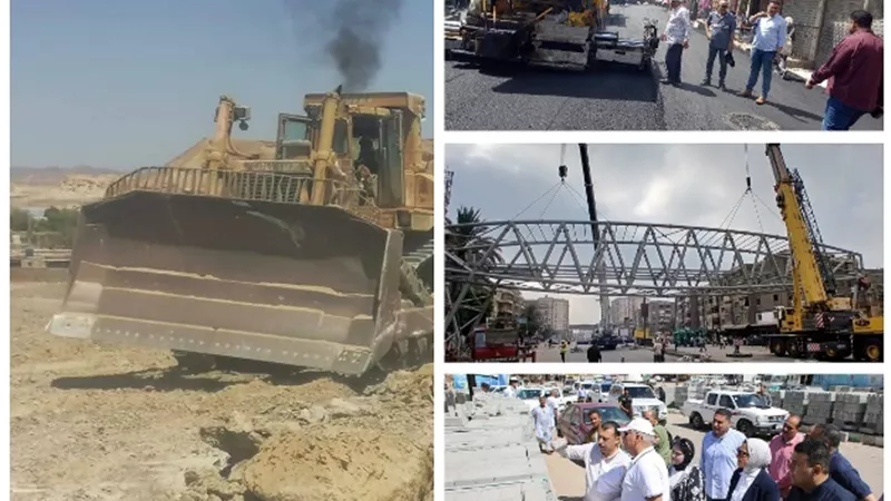 بتوجيهات القيادة السياسية.. رفع كفاءة الطرق بالمحفاظات