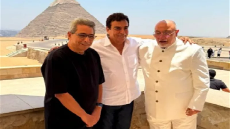 الأهرامات تجمع جورج قرداحي بـ محمود سعد وخالد الجندي