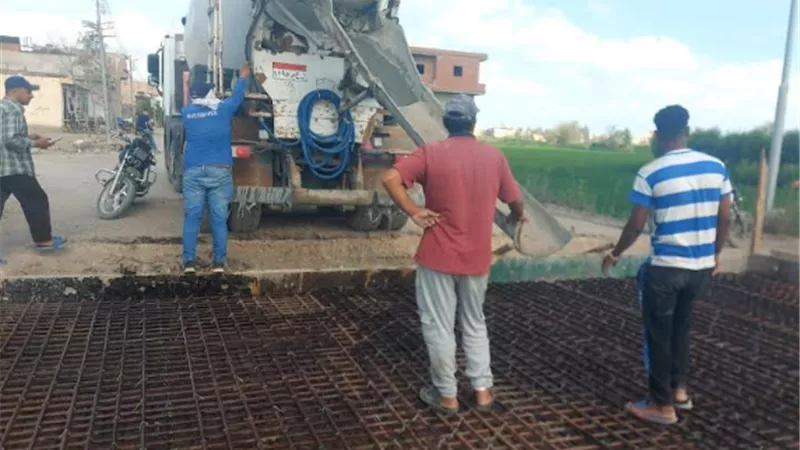 محافظ كفرالشيخ يوجه بسرعه انتهاء أعمال كوبري 