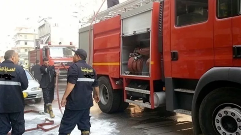 الحماية المدنية تسيطر علي حريق بجوار مستشفي الصدر بالعمرانية