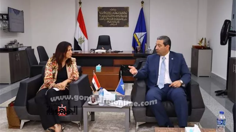 محافظ دمياط يستقبل المدير التنفيذي لهيئة فولبرايت مصر