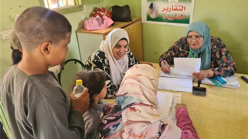 قافلة طبية علاجية بالبحيرة