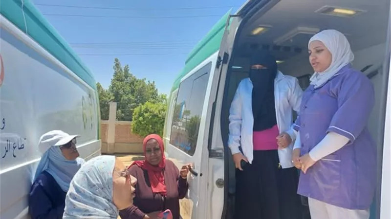 7عيادات تخصصية تعالج أهالي كسفريت بالإسماعيلية