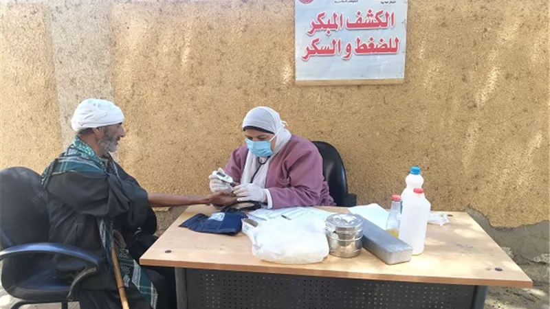 تقديم 1214 خدمة طبية مجانية خلال قافلة بقرية قصر هور بملوي