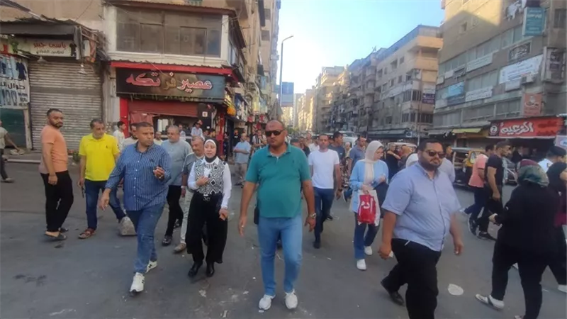 حملة انضباط لمزلقان فيكتوريا وشارع الجلاء شرق الاسكندرية
