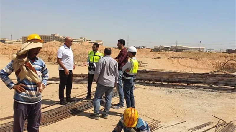 هشام نصر يتابع مراحل التنفيذ بفرع نادي الزمالك في 6 أكتوبر - صور