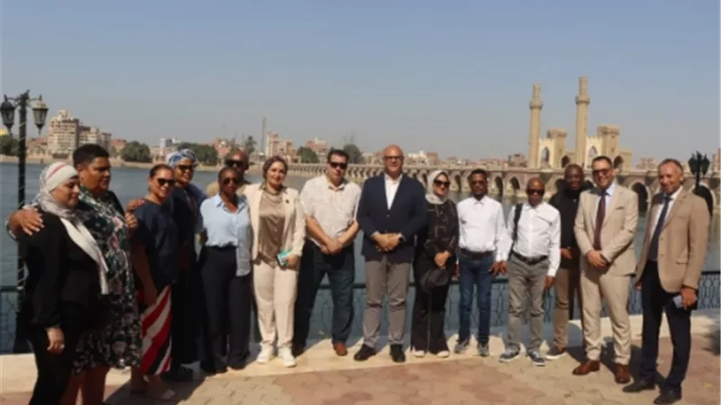 محافظ القليوبية يستقبل وفد ساسبو الجنوب أفريقي بالقناطر الخيرية
