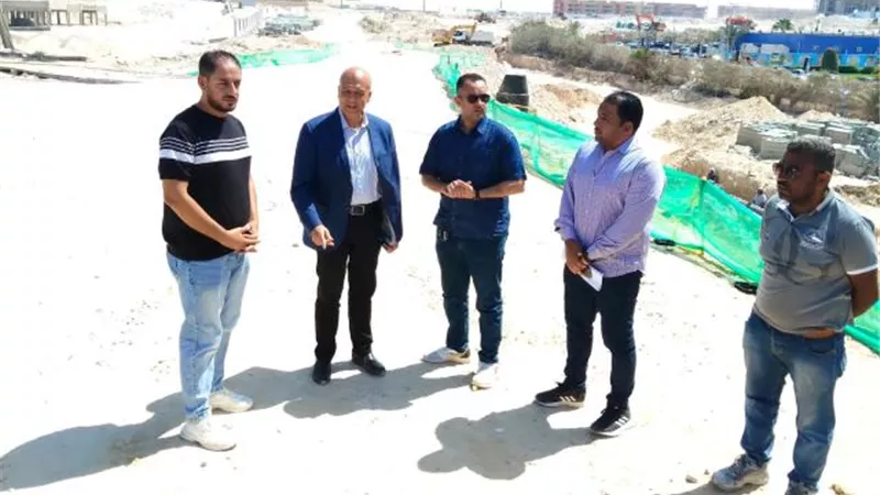 تفاصيل زيارة نائب رئيس الهيئة لمشروعات جهاز القرى السياحية.. بالصور