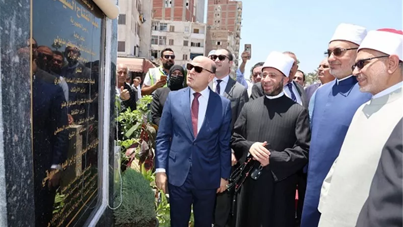 المفتي يشهد افتتاح المرحلة الأولى من تطوير ساحة المسجد الإبراهيمي