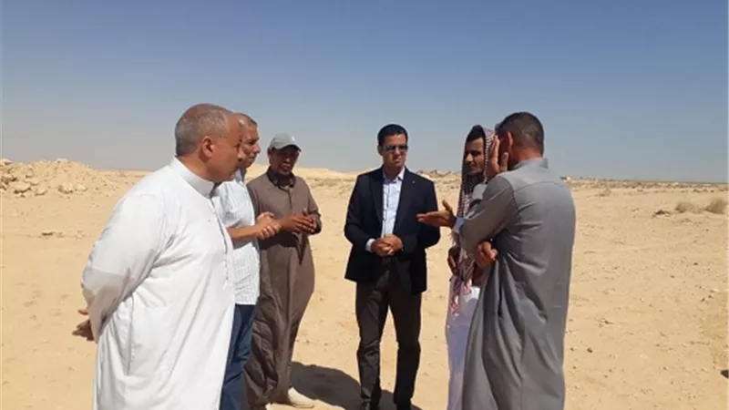 نائب محافظ مطروح يتفقد مدفن الضبعة الصحي المنفّذ