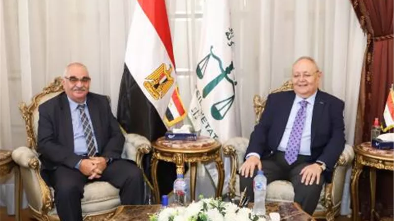 رئيس مجلس الدولة يستقبل رئيس هيئة قضايا الدولة